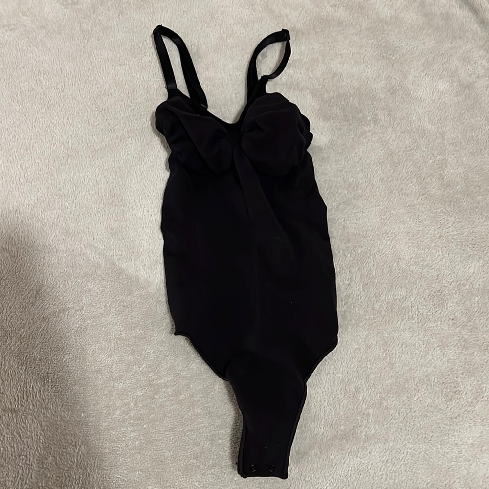 Skims Seamless SculptThong Bodysuit Black S/M